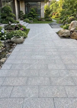 Đá Xám Băm Cà Viền Lát Sân 30x60 - quang minh stone 3