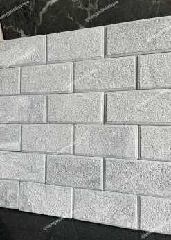 Đá ốp tường băm xám 10x20 - Quang Minh Stone 2