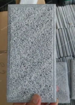 Đá ốp tường băm xám 10x20 - Quangminhstone 5