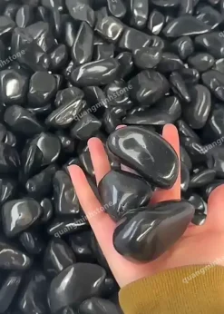 Sỏi Đen Bóng Nhập Khẩu Cao Cấp SDBT35 - Quang Minh Stone 2