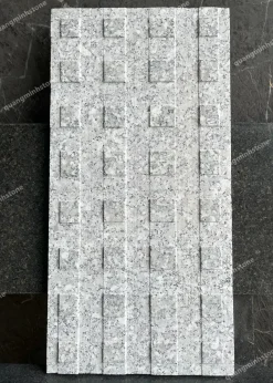 Đá Granite Trắng Suối 28 Ô Lót Ram Dốc - quang minh stone 1
