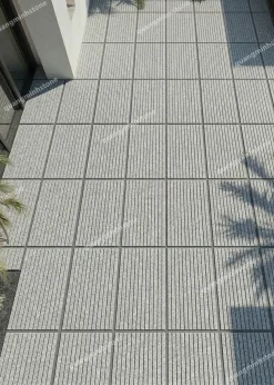 Đá Xám Nhám 16 Rãnh Lát Dốc Xe - quang minh stone 3