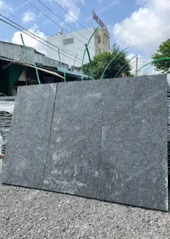 Đá bazan đen khò nhám lát sân 30x60 - quang minh stone 5