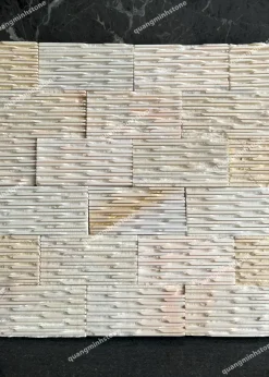 Đá lược vàng ốp tường 10x20 - Quang Minh Stone 1
