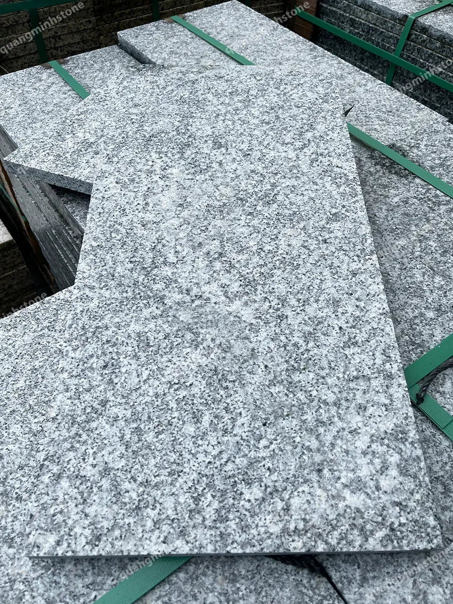 Đá trắng indo khò nhám lát sân 30x60 - quang minh stone 3