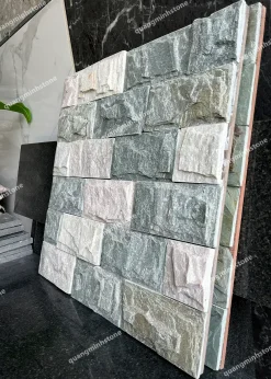 Đá bóc đa sắc ốp tường 10x20 cao cấp - Quang Minh Stone 2