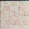 Đá hồng xẻ rãnh ốp tường 10x20 - Quang Minh Stone 1
