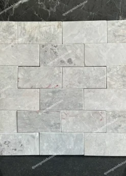 Đá mài bóng xám bông ốp tường 10x20 - Quang Minh Stone 1