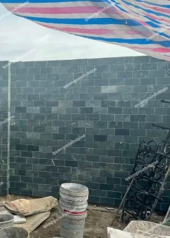 Đá xanh rêu ốp tường 10x20 - quang minh stone 6