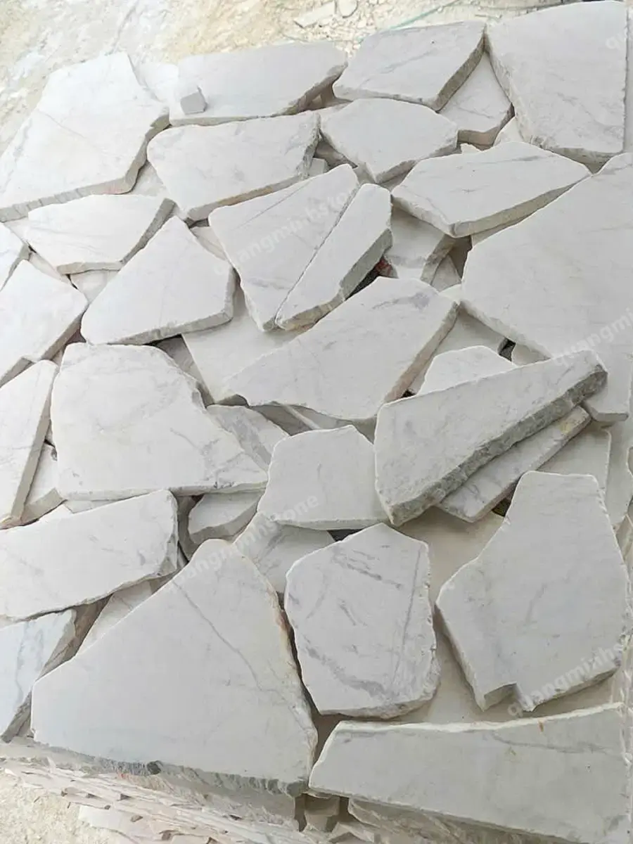Đá Rối Trắng Sữa Ốp Tường - Quang Minh Stone 1