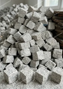 Đá Cubic Trắng Mè 10x10x10 - quang minh stone 2