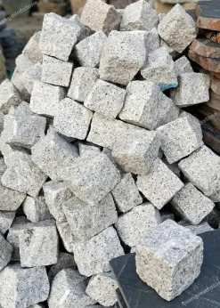 Đá Cubic Trắng Mè 10x10x10 - quang minh stone 3