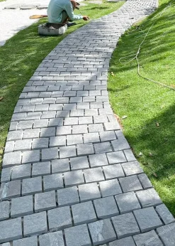 Đá Cubic Xanh Cưa Cạnh 10x10x5 - quang minh stone 4