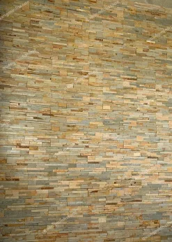Đá Ghép Nâu Ốp Tường 10x50 - quang minh stone 4