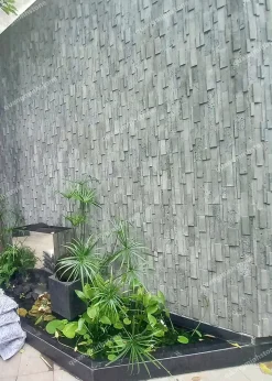 Đá Ghép Ong Xám Ốp Tường 10x50 Ốp Dọc - quang minh stone 5