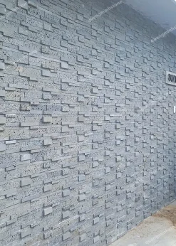 Đá Ghép Ong Xám Ốp Tường 10x50 - quang minh stone 4