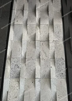 Đá Ong Xám 3D Ốp Tường 10x20cm - quang minh stone 1