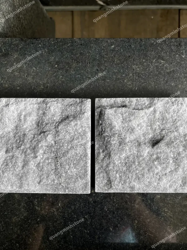 Đá cubic đen ánh kim Ốp Tường 10x10 - quang minh stone 1