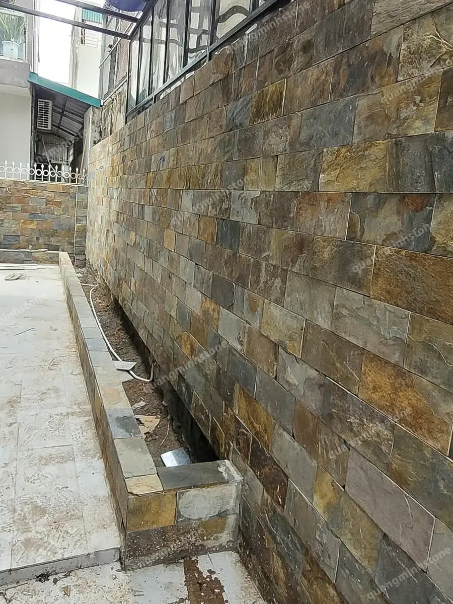 Đá lai châu ốp tường 10x20 - quang minh stone 3