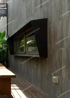 Đá ong xám ốp tường 10x60 - quang minh stone 4