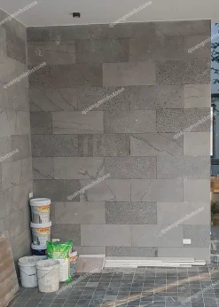 Đá ong xám ốp tường 30x60 - quang minh stone 2