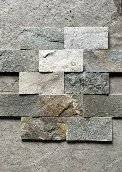 Đá ốp tường chẻ xanh Trung Quốc 10x20 - quang minh stone 1