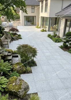 Đá xám mi cắt thô Lát Sân 60x60 - quang minh stone 7