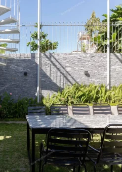 Ghép đen ánh kim Ốp Tường 10x50 - quang minh stone 7