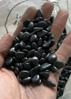 Sỏi Đen Bóng Size Mini - quang minh stone 1