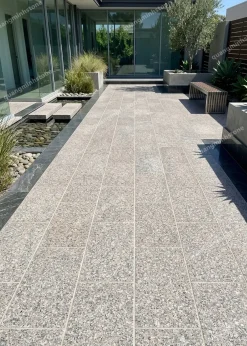 Đá hồng bông nhỏ khò nhám Lát Sân 30x60 - quang minh stone 2