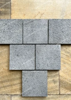 Đá xám cpc cắt thô Lát Sân 15x15x2 - Quang Minh Stone 1