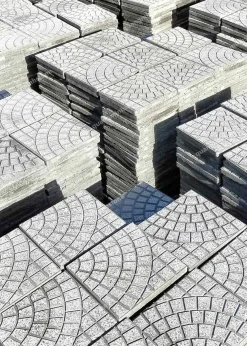 Gạch xi măng terrazzo Lát Vỉa Hè 40x40cm - Quang Minh Stone 11