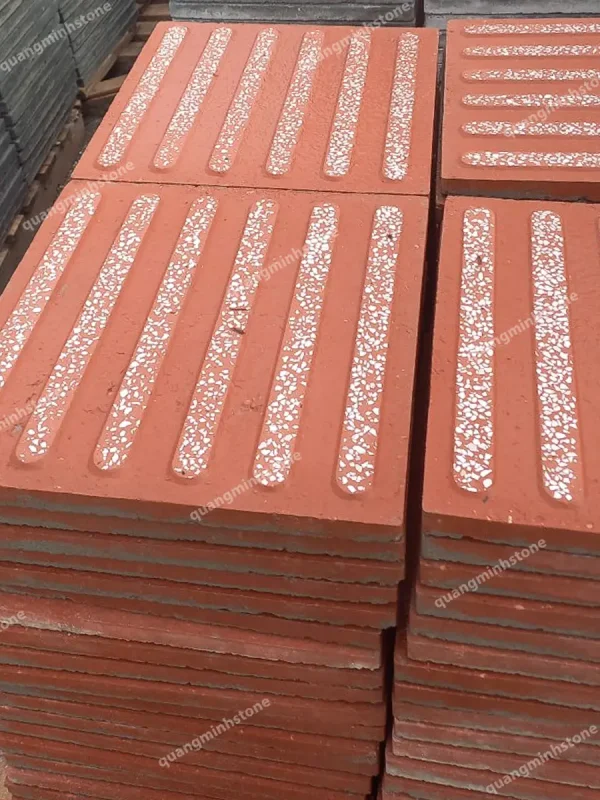Gạch xi măng terrazzo Lát Vỉa Hè 40x40cm - Quang Minh Stone 30