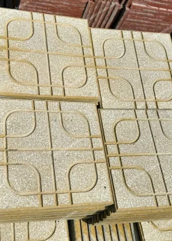 Gạch xi măng terrazzo Lát Vỉa Hè 40x40cm - Quang Minh Stone 36