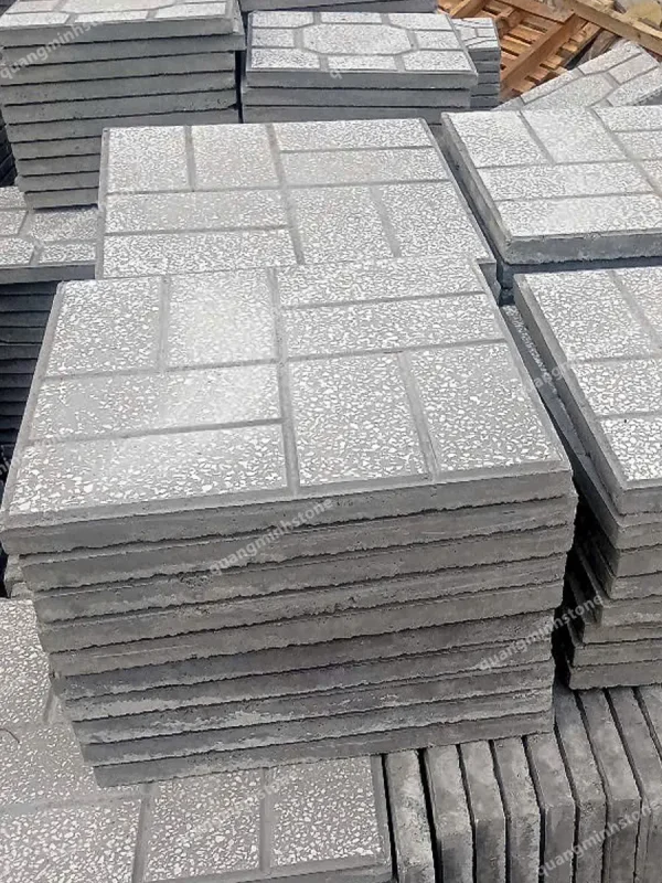 Gạch xi măng terrazzo Lát Vỉa Hè 40x40cm - Quang Minh Stone 4