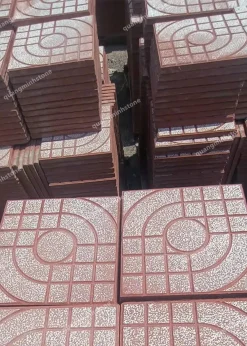 Gạch xi măng terrazzo Lát Vỉa Hè 40x40cm - Quang Minh Stone 7
