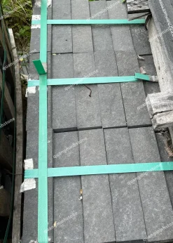 Đá bazan đen 5x30 Ốp Tường - Quang Minh Stone 1