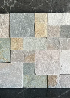 Đá đa sắc mosaic Ốp Tường - quang minh stone 1