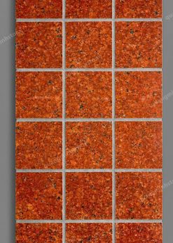 Đá đỏ japan gia công 18 ô Lót Ram Dốc 30x60 - quang minh stone