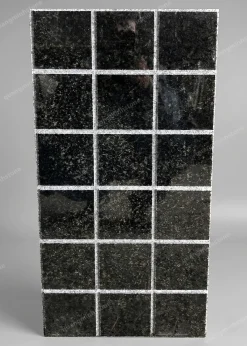 Đá granite đen bóng chia 18 ô Lót Ram Dốc 30x60 - quang minh stone 1