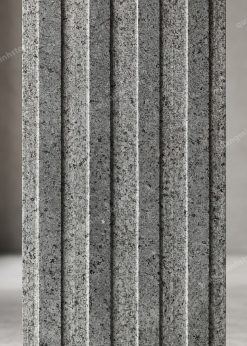 Đá granite xám xanh cắt thô chia 4 rãnh bào viền Lót Ram Dốc 30x60 - quang minh stone