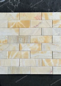 Đá mài bóng vàng 7.5x22 Ốp Tường - quang minh stone 1