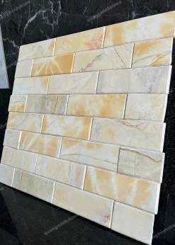 Đá mài bóng vàng 7.5x22 Ốp Tường - quang minh stone 2