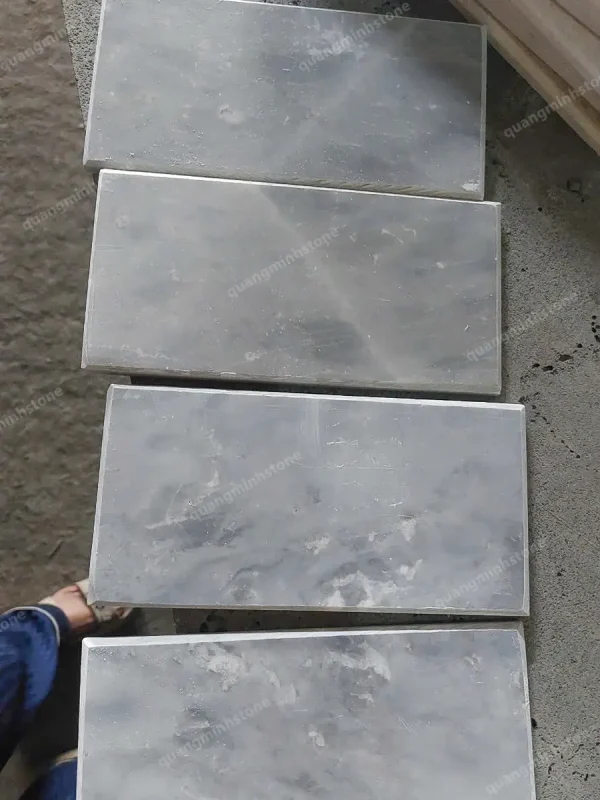 Đá mài bóng xám 15x30 Ốp Tường - quang minh stone 3