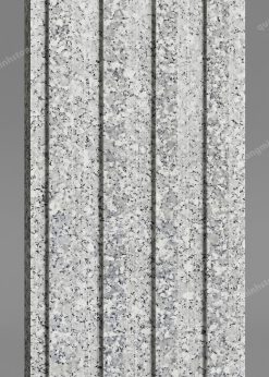 Đá trắng suối lau thô chia 4 rãnh bào viền Lót Ram Dốc 30x60 - quang minh stone