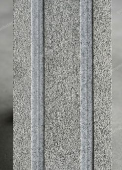 Đá xám cpc bắn cát nhám chia 2 rãnh Lót Ram Dốc 30x60 - quang minh stone 1