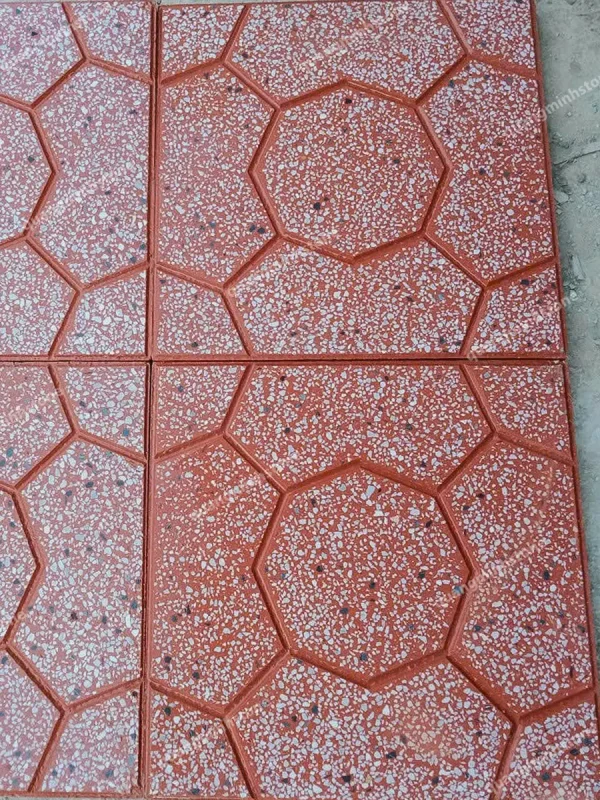 Gạch xi măng terrazzo Lát Vỉa Hè 40x40cm - quang minh stone 63
