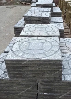 Gạch xi măng terrazzo Lát Vỉa Hè 40x40cm - quang minh stone 72