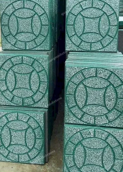 Gạch xi măng terrazzo Lát Vỉa Hè 40x40cm - quang minh stone 73